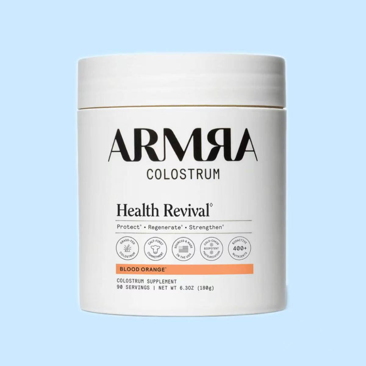 ARMRA Colostrum™ Powder | Gut Health & Bloating | Skin & Hair | Immunity | Keto, Gluten & Fat-Free | 120 Servings