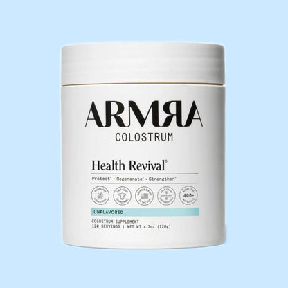ARMRA Colostrum™ Powder | Gut Health & Bloating | Skin & Hair | Immunity | Keto, Gluten & Fat-Free | 120 Servings