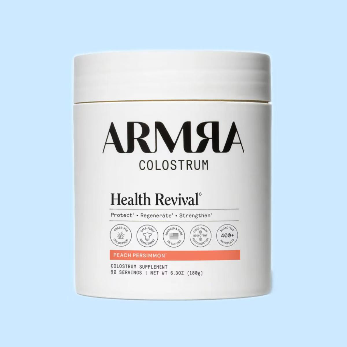 ARMRA Colostrum™ Powder | Gut Health & Bloating | Skin & Hair | Immunity | Keto, Gluten & Fat-Free | 120 Servings